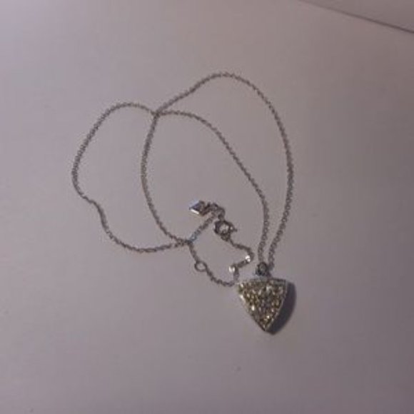 "Sarah Coventry Dawn to Dusk Silver Tone Necklace " - Picture 3 of 6